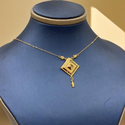 paper clip chain necklace | MADINA JEWELLERY