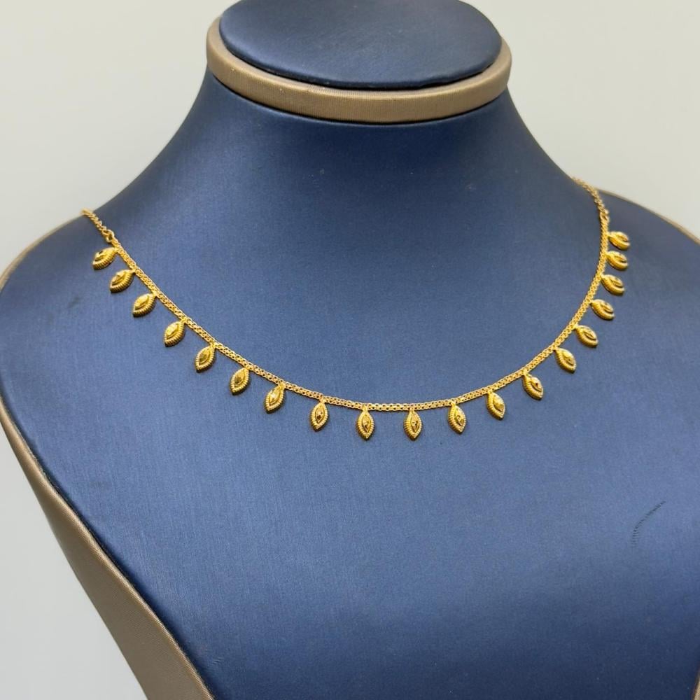 عقد ياسمينة ذهب عيار 21