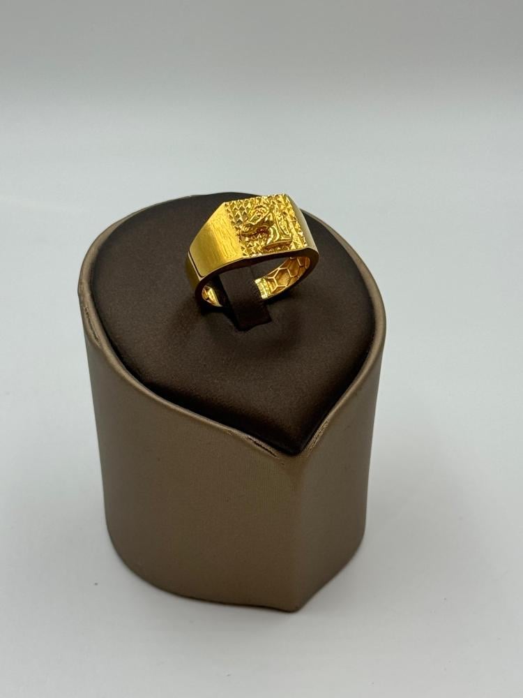 خاتم تصميم عالمي ذهب عيار 21