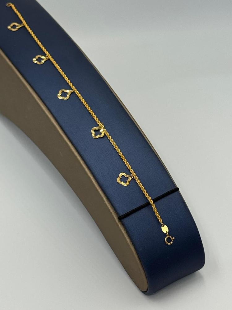 اسوارة وردة ذهب عيار 21