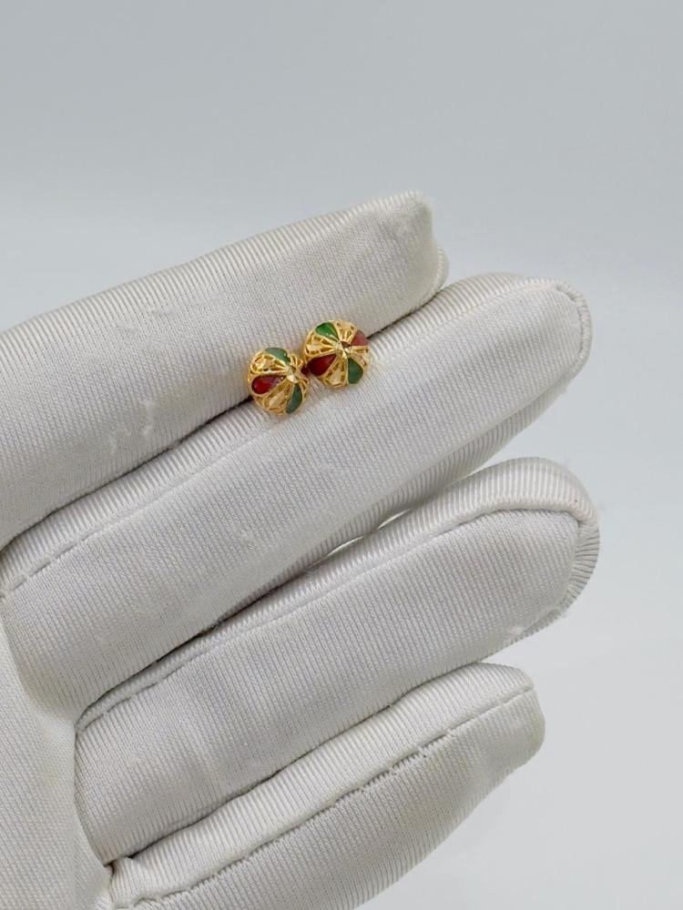 حلق ذهب عيار 21