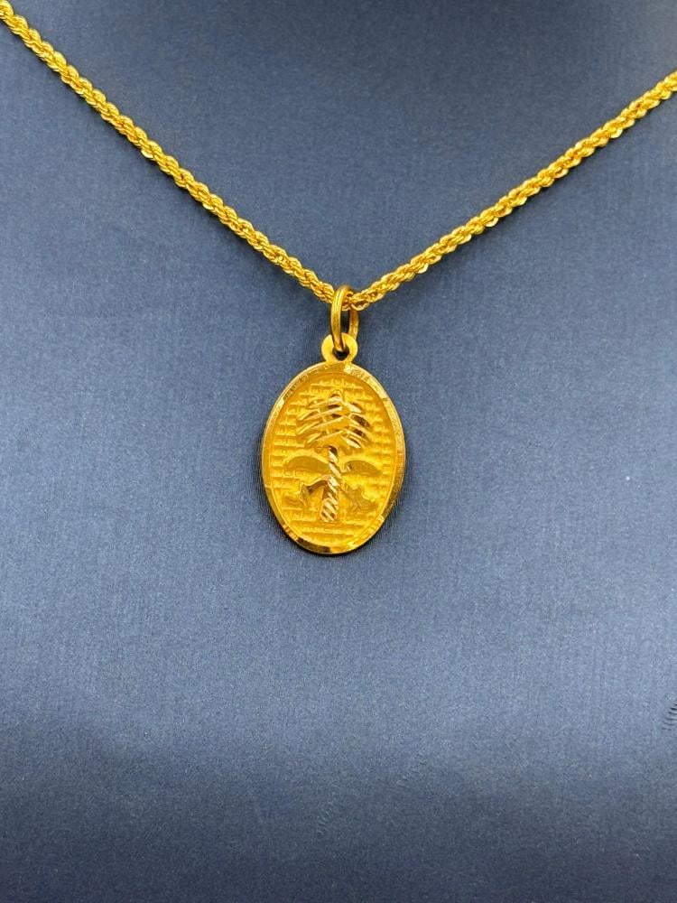 Necklace Saudi Logo Gold 18K