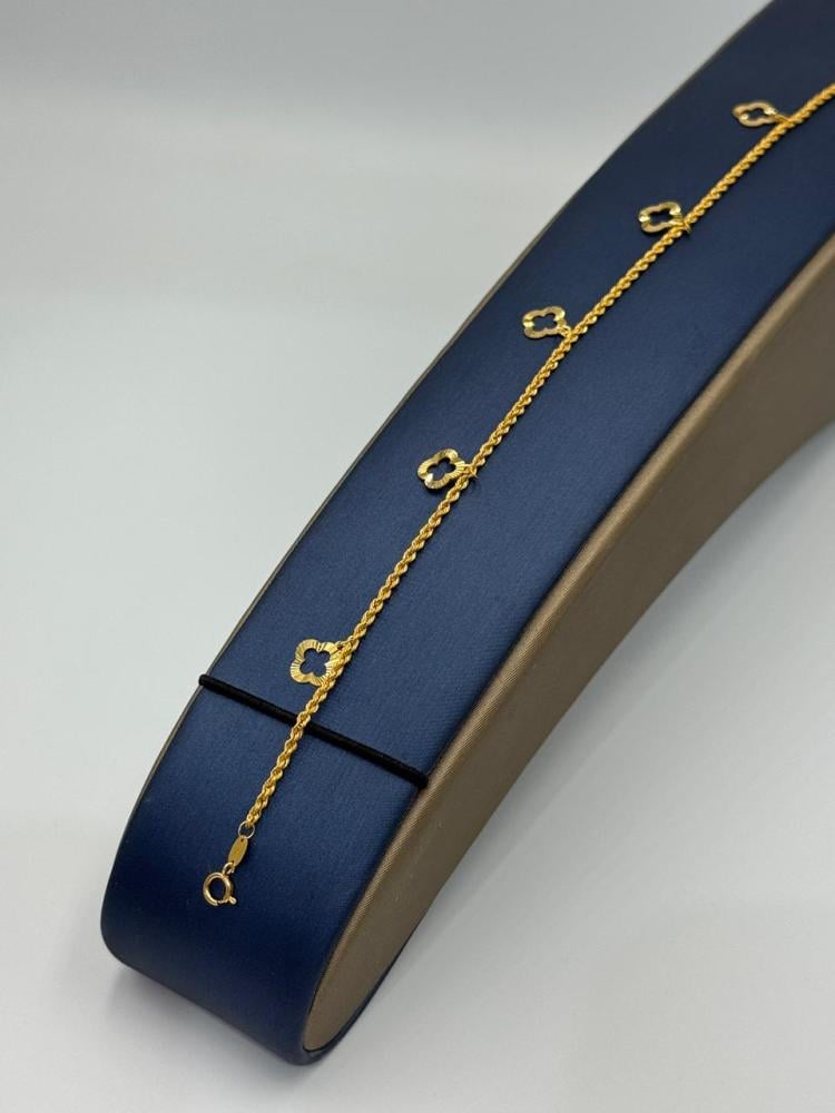 اسوارة وردة ذهب عيار 21