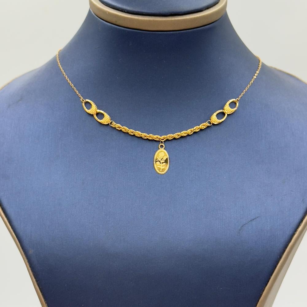 Necklace Bar Gold 21K