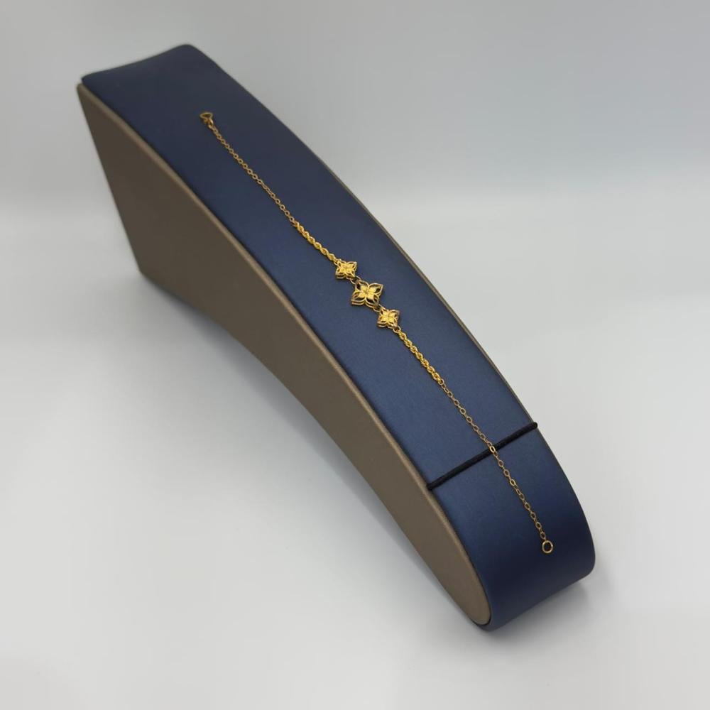 اسوارة تصميم عالمي ذهب عيار 21