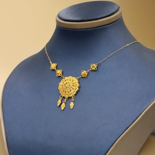 Necklace Paperclip Gold 18K - Madina jewellery - KSA