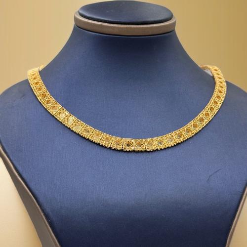 paper clip chain necklace | MADINA JEWELLERY
