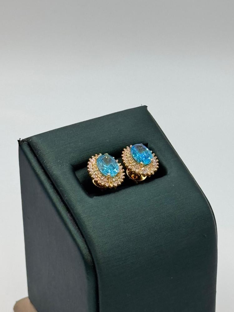 حلق الماس عيار 18