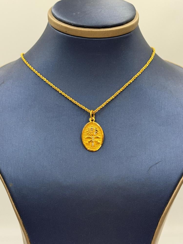 Necklace Saudi Logo Gold 18K