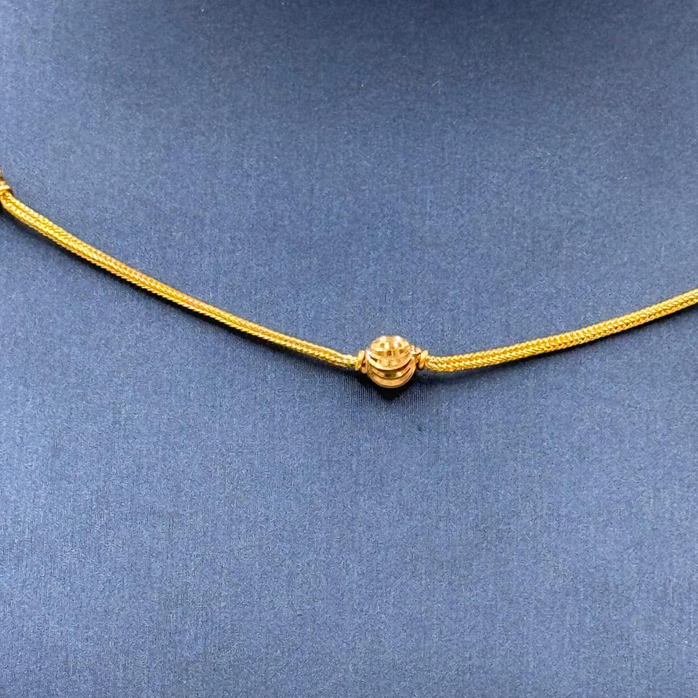 عقد كرات ذهب عيار 21