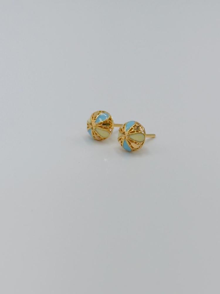 حلق ذهب عيار 21