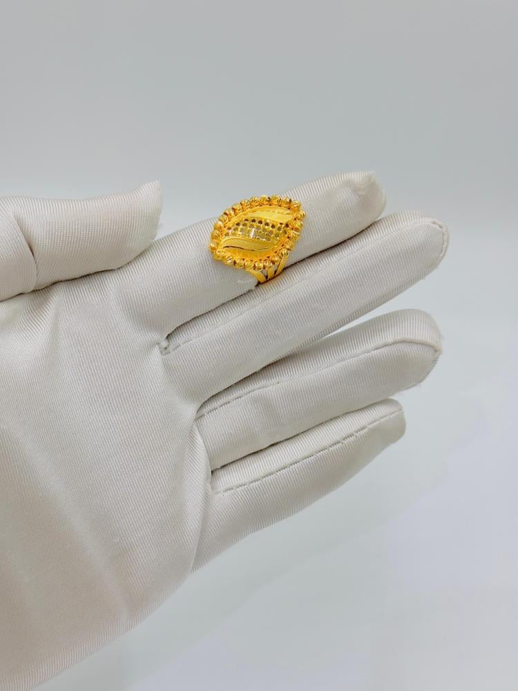 خاتم ذهب عيار 21