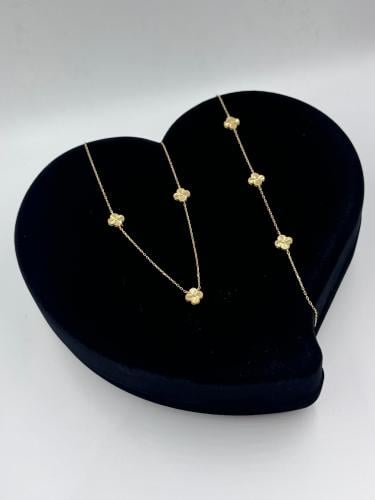SET VCA 18K - عقد واسوارة فانكليف عيار 18