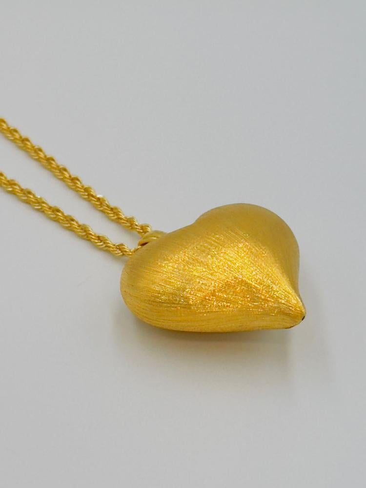Necklace Heart Gold 21K
