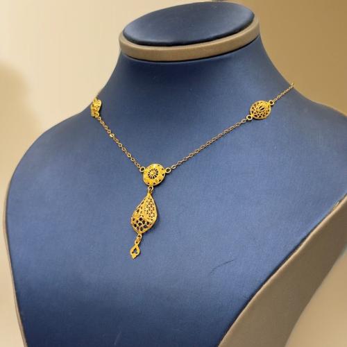 paper clip chain necklace - Madina jewellery - KSA