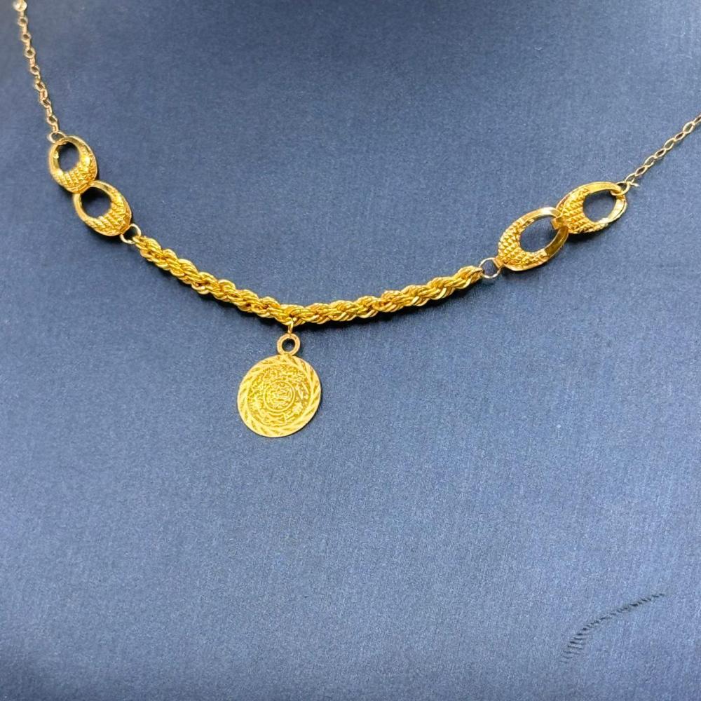 gold coin necklace, | MADINA JEWELLERY