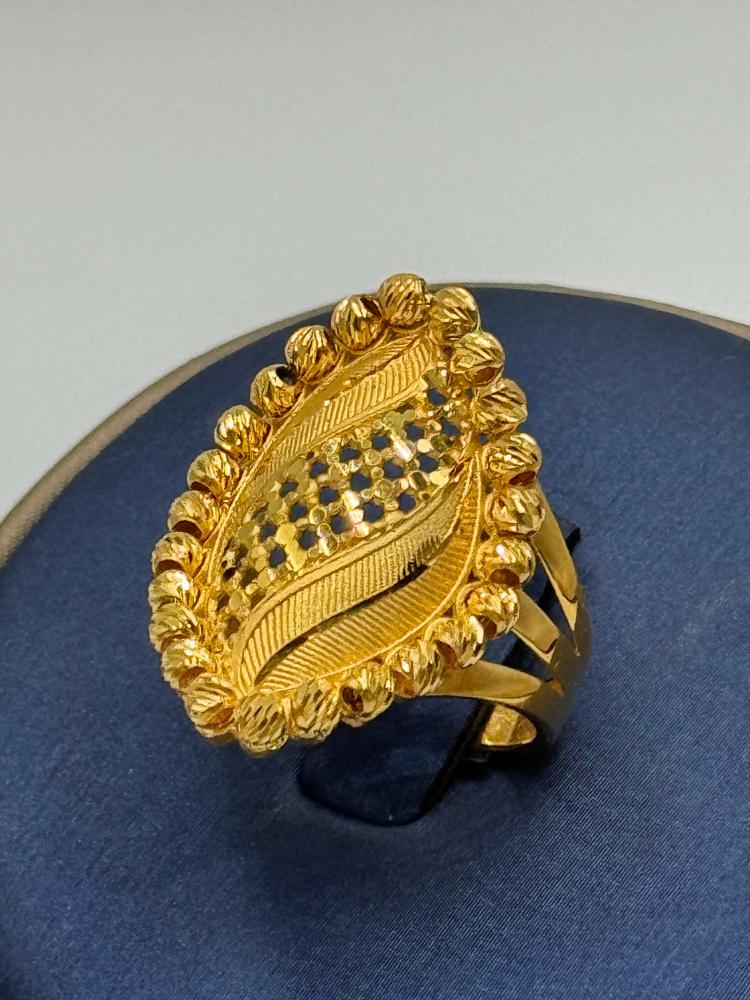 خاتم ذهب عيار 21