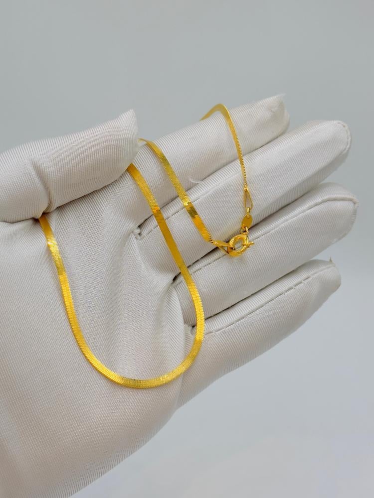 Necklace Flat Gold 21K