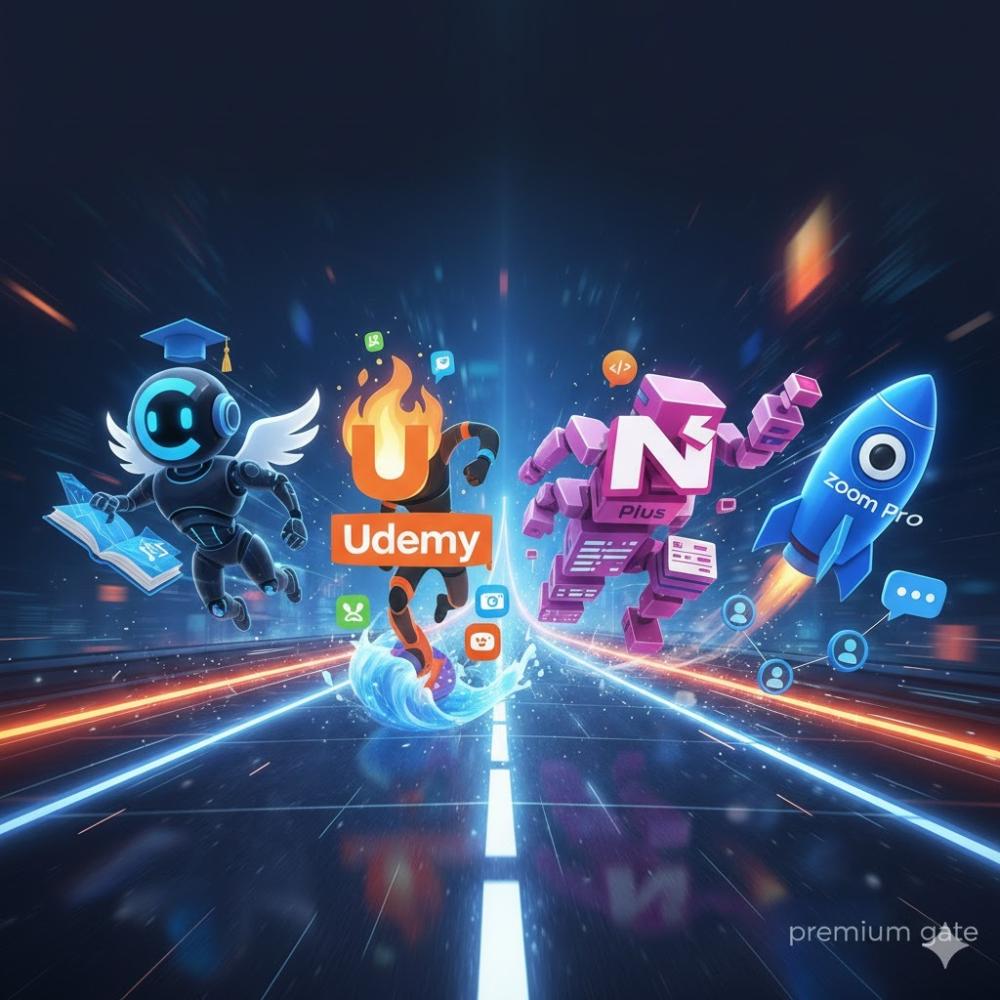 قارن بين كورسيرا، يوديمي، نوتشن بلس، وزووم برو