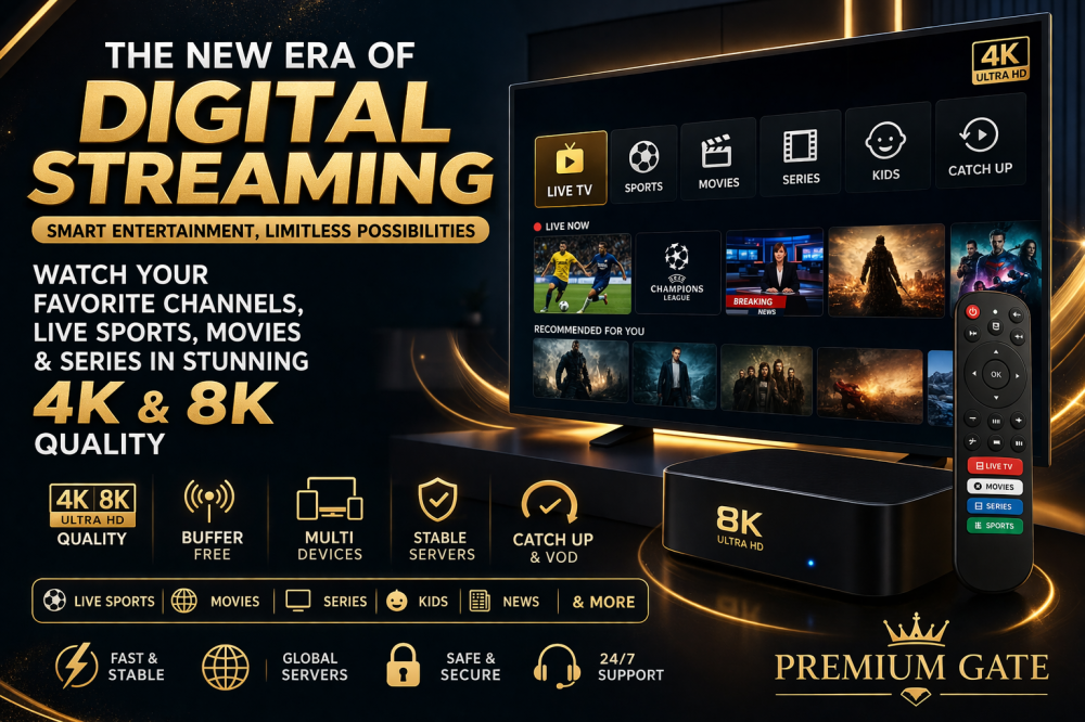 أفضل نظام بث رقمي لمشاهدة القنوات والمباريات بدون تقطيع بجودة 4K