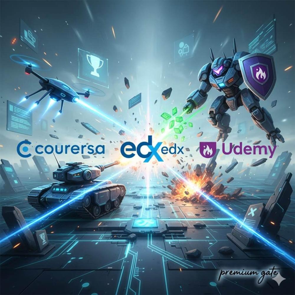 Coursera vs edX vs Udemy | مقارنة كاملة وأفضل منصة للتعلم
