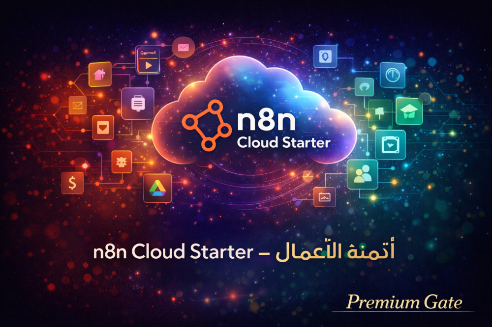 اشترك في n8n Cloud Starter لأتمتة الأعمال وربط التطبيقات بدون برمجة، إ