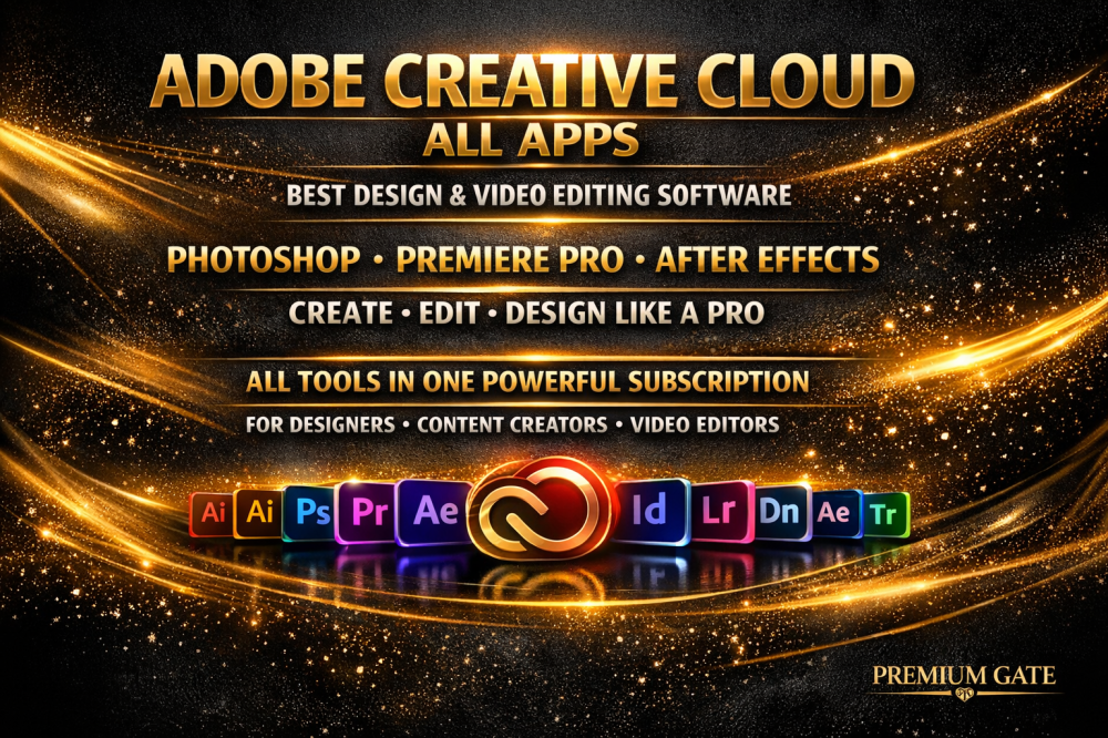 أفضل اشتراك Adobe Creative Cloud لبرامج التصميم والمونتاج
