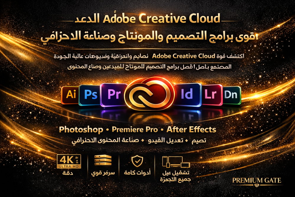 أفضل اشتراك Adobe Creative Cloud لبرامج التصميم والمونتاج وصناعة المحت