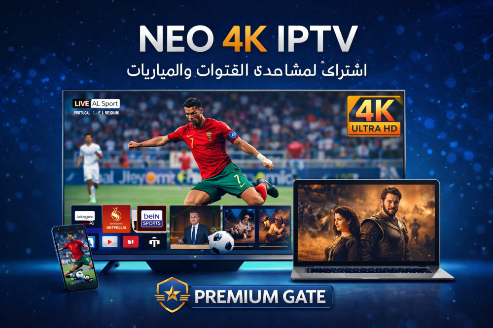 أفضل اشتراك NEO 4K IPTV لمشاهدة القنوات والمباريات بدون تقطيع