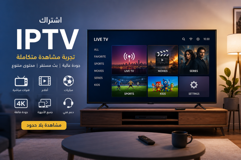 أفضل اشتراك IPTV وتجربة البث الرقمي الحديثة