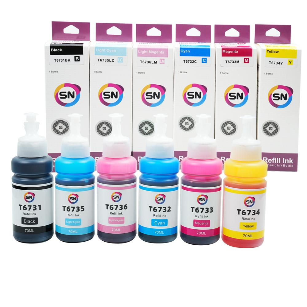 حبر سائل SN متوافق T-673- طقم