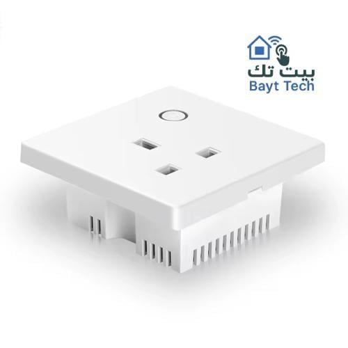 فيش كهرباء ذكي WIFI بمظهر بلاستيكي