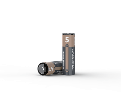 بطاريات Jeebel AA ليثيوم قابلة لإعادة الشحن حتى 1200 مرة – USB-C، سعة 2800mWh، حماية ذكية وأداء طويل الأمد