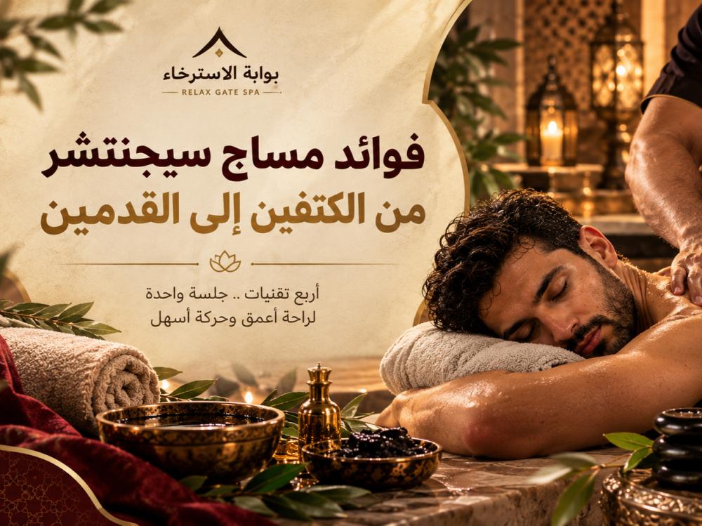 فوائد مساج سيجنتشر: من الكتفين إلى القدمين