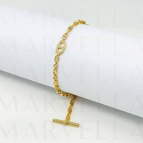 إسوارة AIGNER بحرف A الذهبي – AIGNER Logo Bracelet