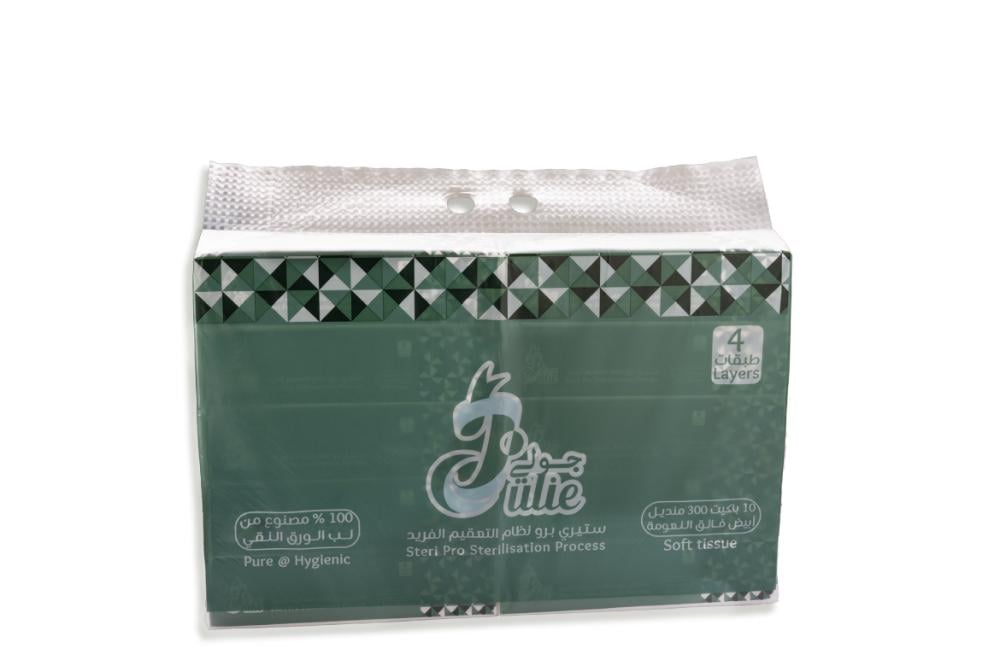 بكج 300 منديل مفرد 50 عبوة