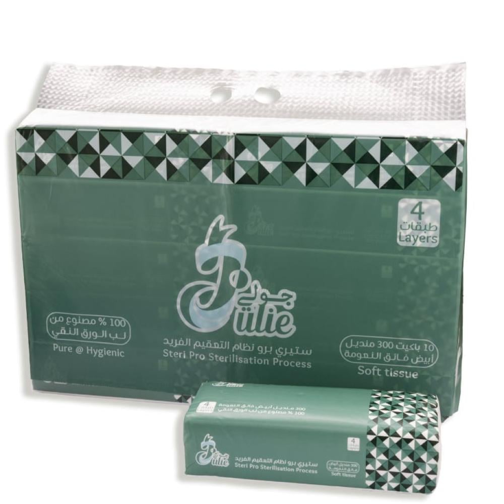 300 منديل مفرد شدة