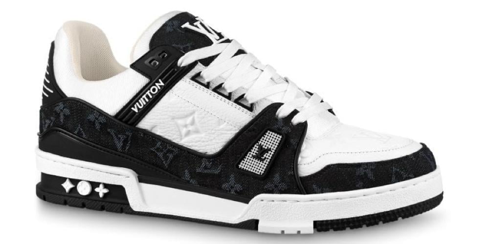 Louis Vuitton Trainer Fashion sneakers white and black