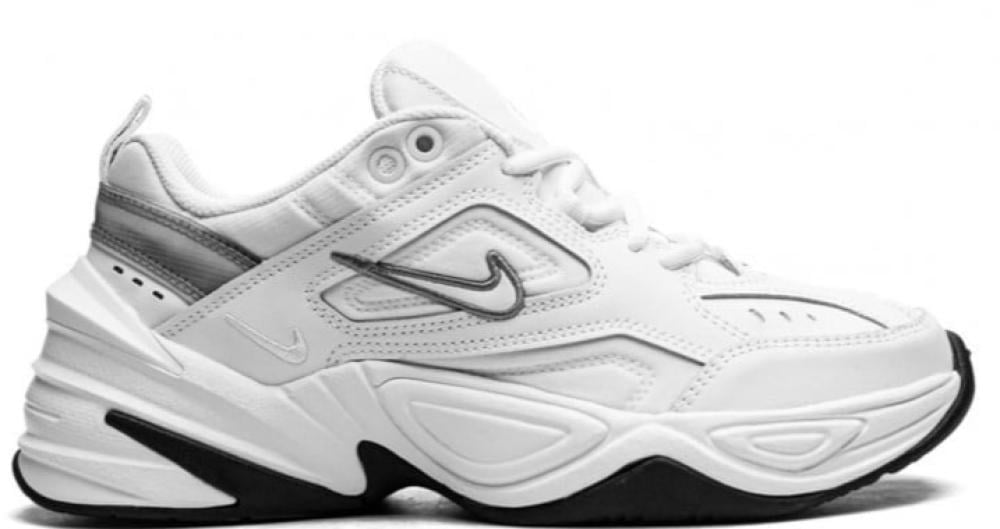 nike tekno m2k white grey