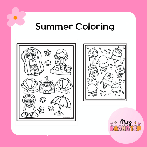 Summer Coloring Pages