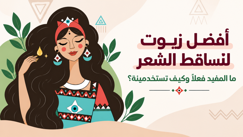 افضل زيوت لتساقط الشعر