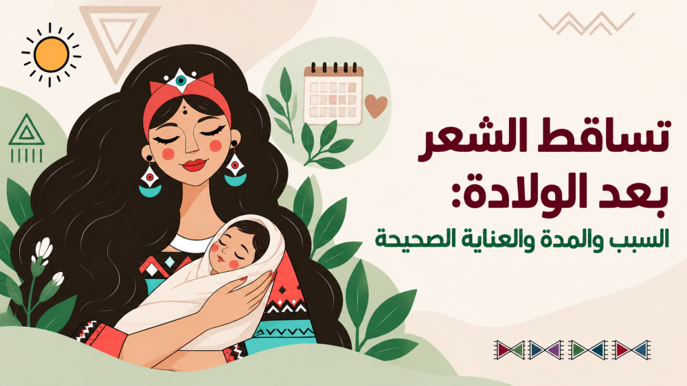 تساقط الشعر بعد الولادة: متى يبدأ وينتهي؟