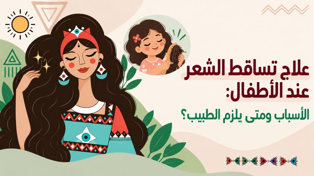 علاج تساقط الشعر عند الأطفال