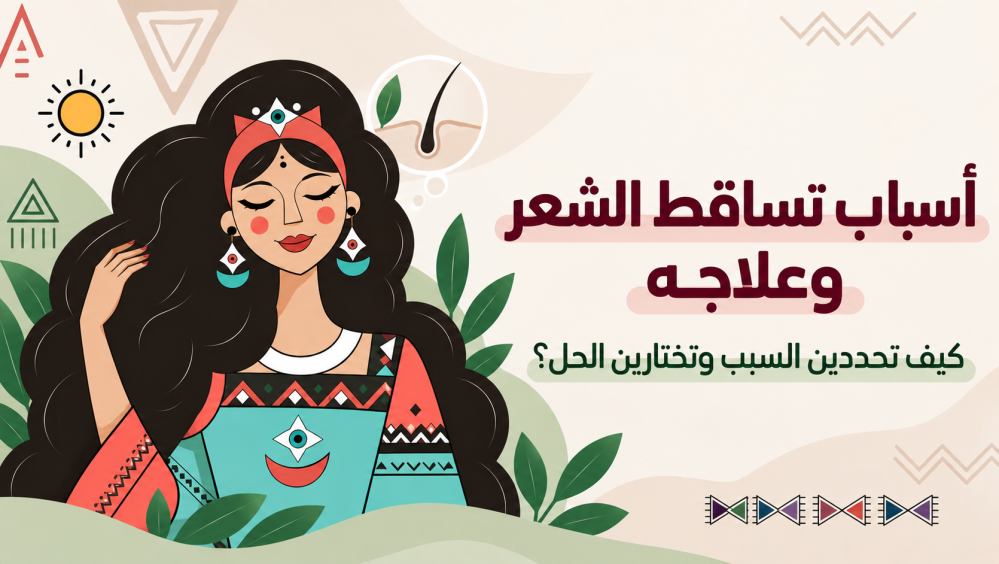 أسباب تساقط الشعر وعلاجه: كيف تحددين السبب وتختارين الحل؟