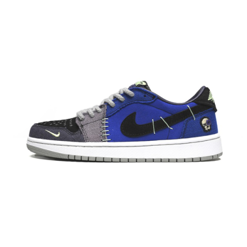 حذاء Zion X Jordan 1 low لون نيفي جراي للجنسين