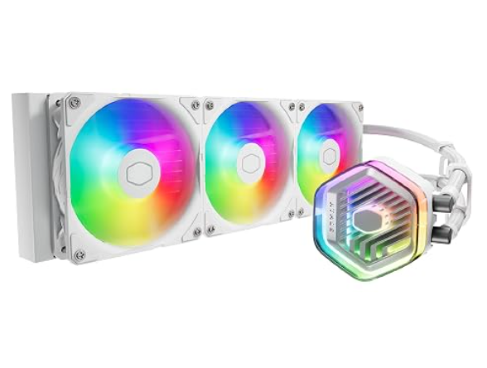Cooler Master MasterLiquid 360 Atmos White ARGB Close-Loop AIO