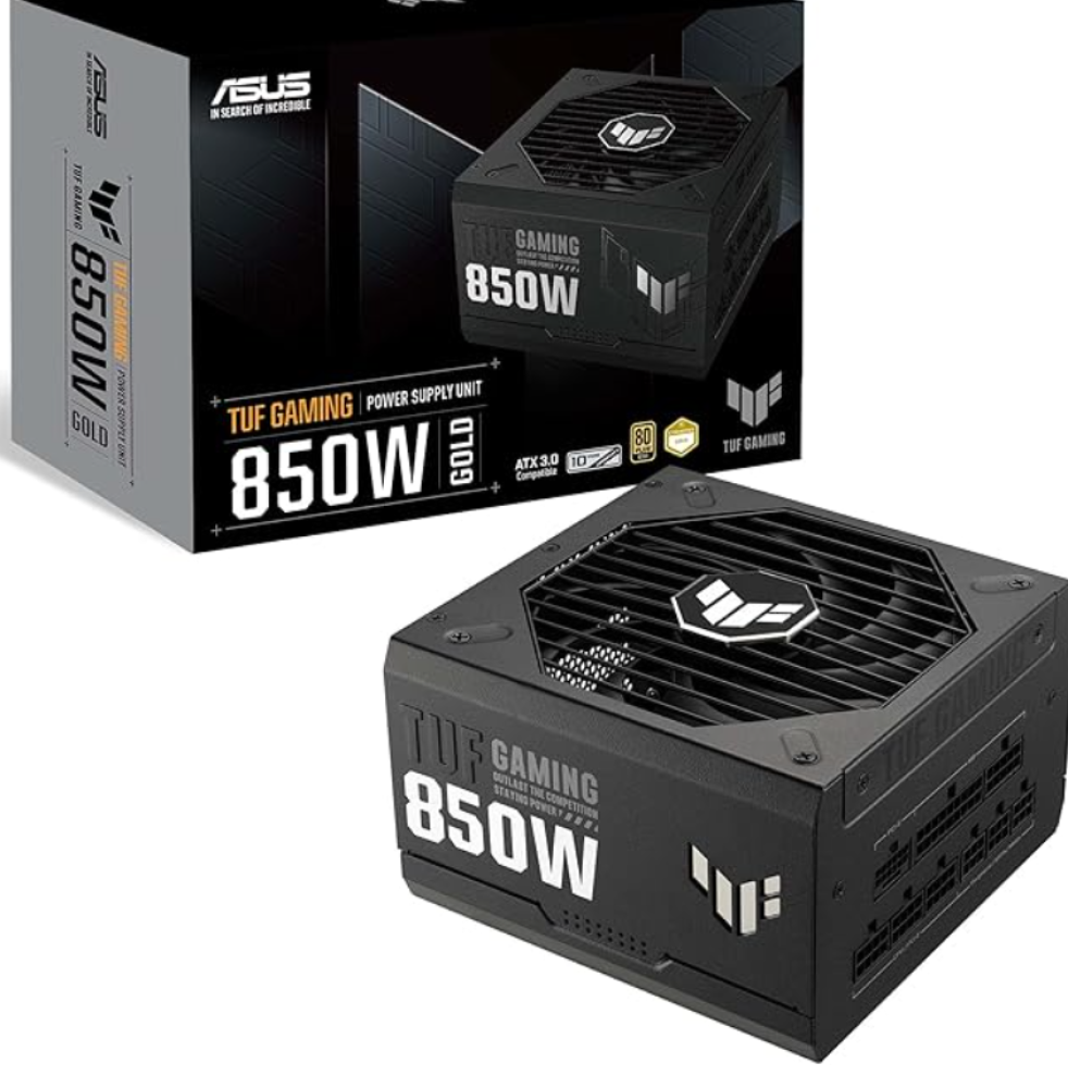 ASUS TUF Gaming 850W Gold Power Supply – ATX 3.0 Compatible, Fully Modular, 80+ Gold