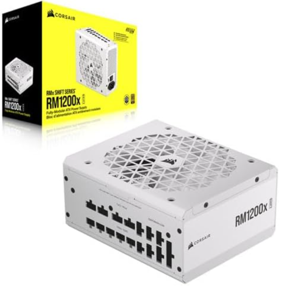 CORSAIR RM1200x SHIFT Fully Modular ATX Power Supply - 80 PLUS Gold - ATX 3.0 - PCIe 5.0