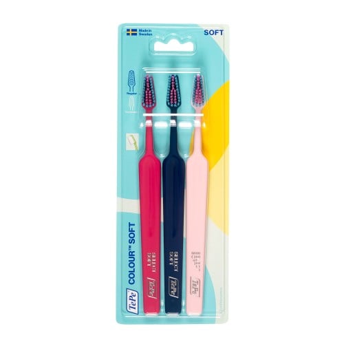 فرشاة أسنان كلر ناعمة 3 قطع COLOUR SOFT 3 PCS