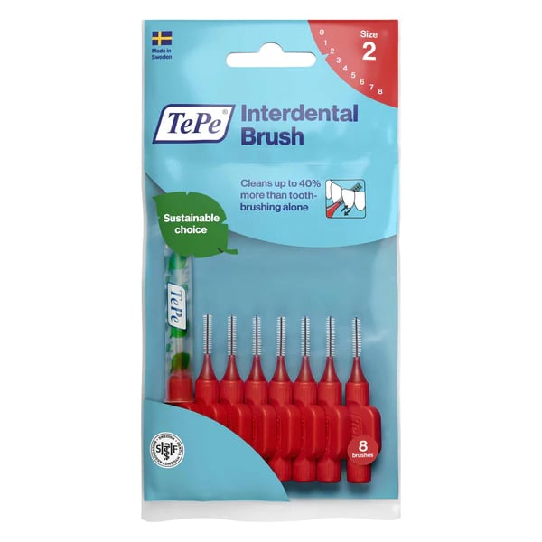 فرش مابين الأسنان ناعمة IDB RED